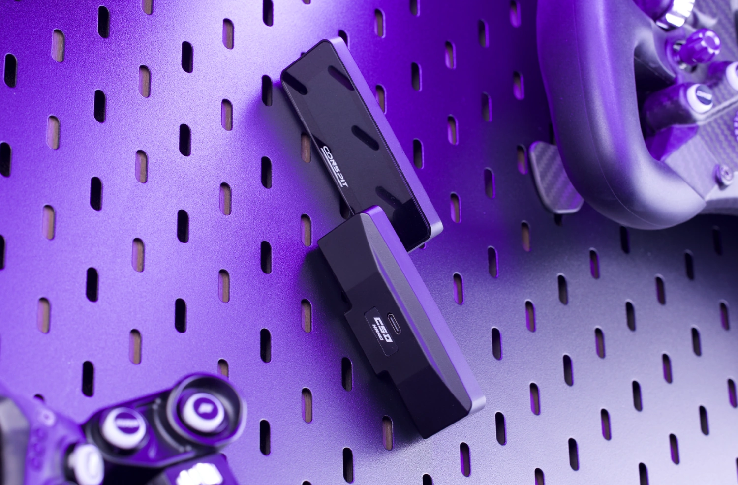 Rear of the Conspit CSD Nano with magnetic mount and USB-C port